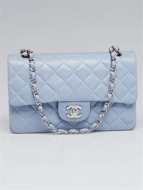 light blue chanel purse|chanel blue quilted handbag.